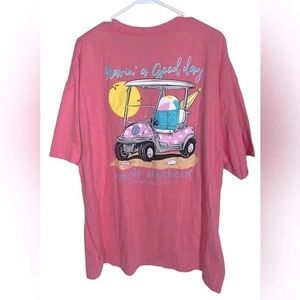 Simply Southern Pink “Havin’ a good day” Cotton Tee Women’s Size Large NWOT